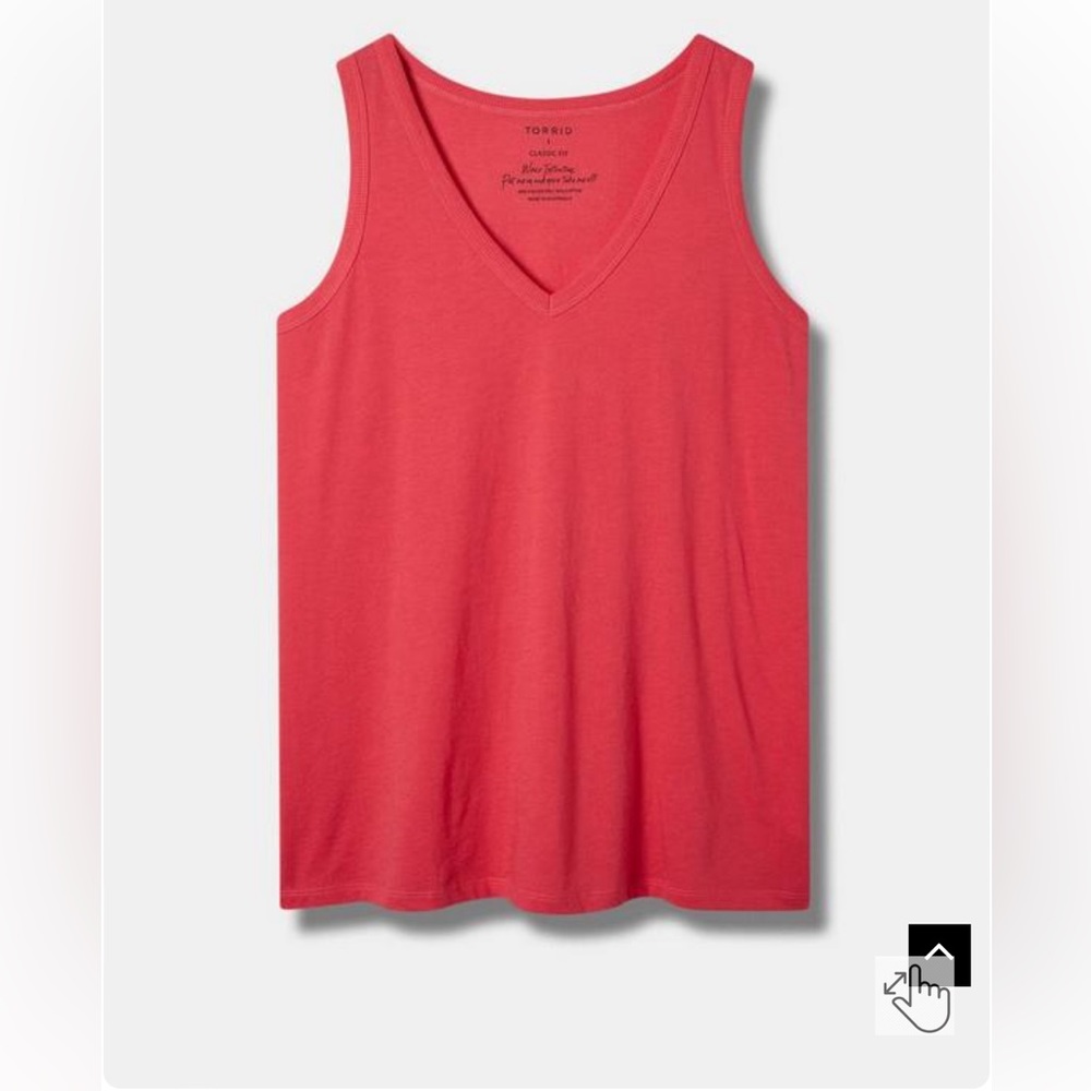 NWT Girlfriend Signature Jersey V-Neck Tank